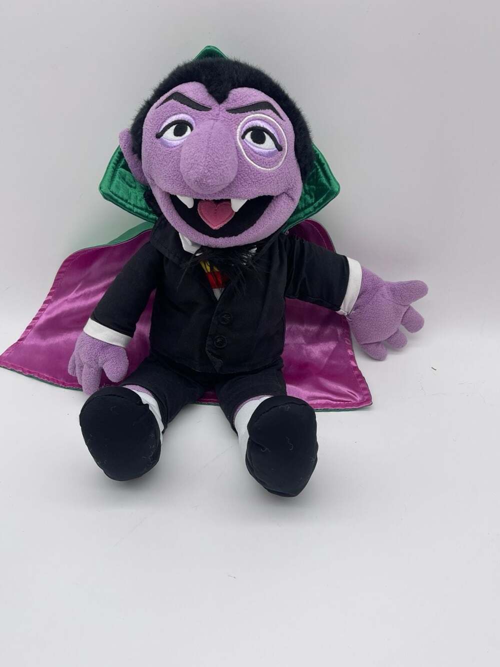 Sesame Street Count von Count Plush Doll SeaWorld Busch Gardens Exclusive 14 In